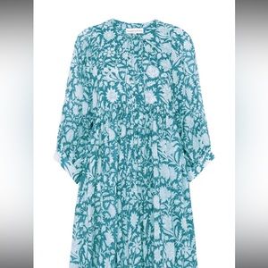 Daughters of India Kyra Mini Dress - Ocean Blue